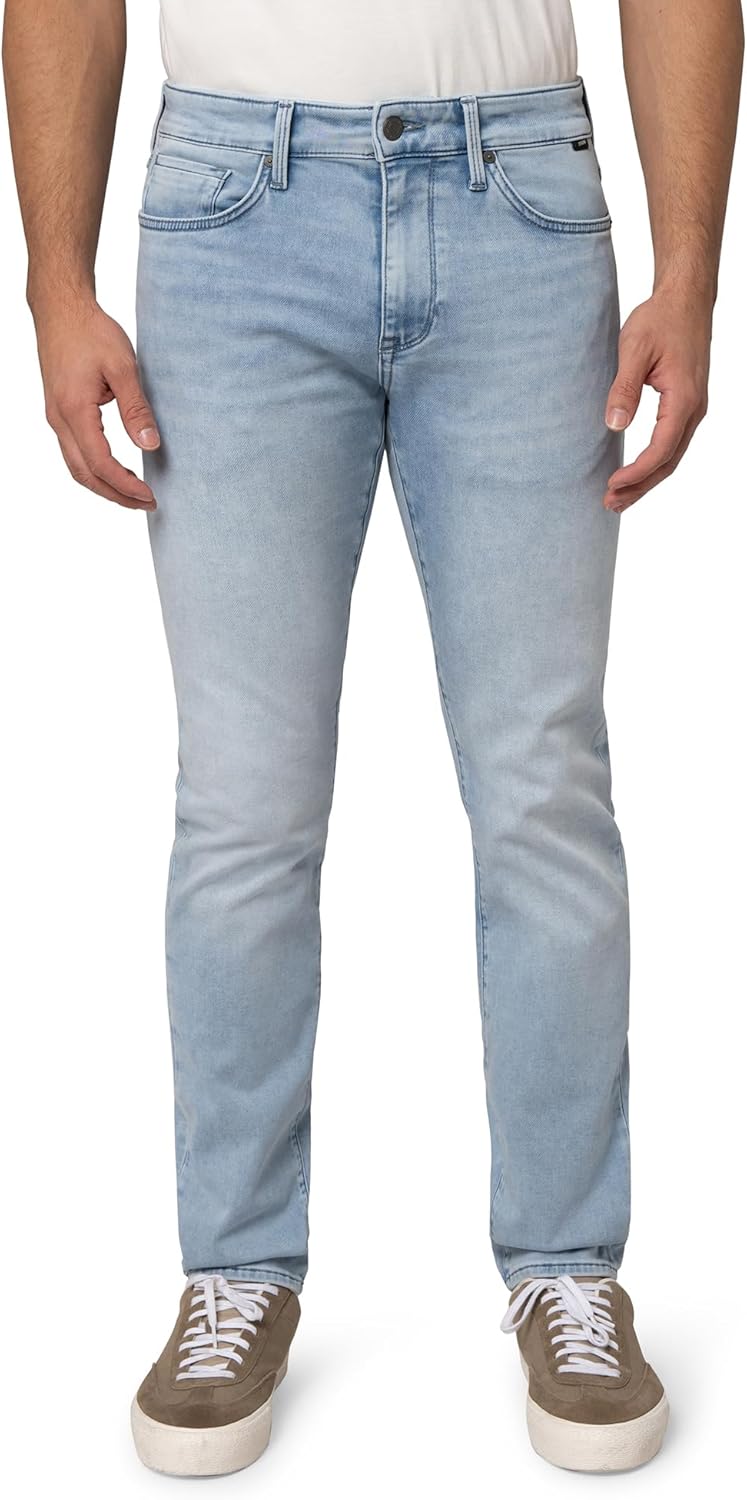 Mavi Men's Steve Mid Rise Athletic Fit Jeans, Mens Pants, Comfortable Jeans for Men, Mens Work Pants, Regular Fit