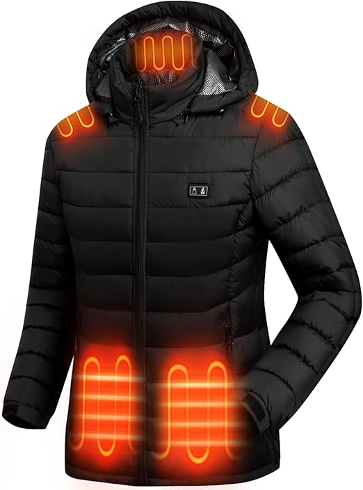 Gilet Chauffant Enfant Avec Batterie 7.4V 10000mAh - 3 Niveaux De Température (45°C à 65°C) - Pour Ski, Camping, Hiver - Tissu Polaire Doux
