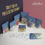 495pcs John Bead Assorted Blue Round & Square Acrylic Alphabet Beads for DIY Craft Jewelry Bracelet Necklace Making