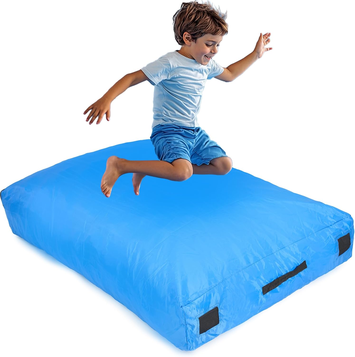 crash pad for kids sensory | big 5ft x 5ft or 3ft x 4ft | autism sensory crash pad for jumping & play | crashpad | soft foam landing for kids | giant pillow & mat | also climbing & gymnastics small