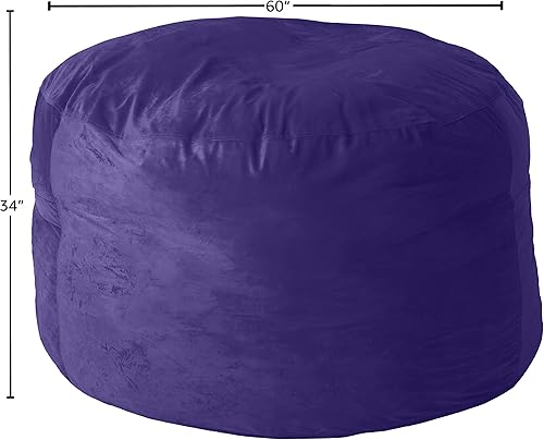 Miniatura 293 de Sofa Sack - Sillón puff de 5 pies, color carbón, solo funda Carbón - Solo funda,Lima - Solo funda,Mandarina - Solo funda,Aqua Marine - Solo