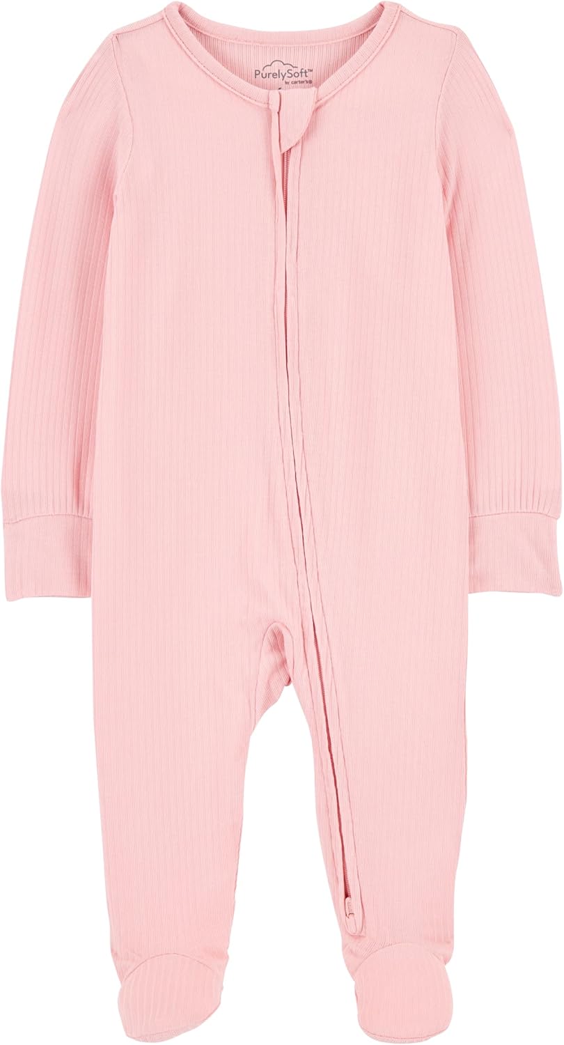 Carter's baby-girls Purelysoft Sleep and Play Pajamas