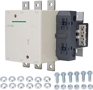 Electronic Starter AC Contactor, 265A Silver Large Load Capacity Strong Electrical Conductivity Contactor Switch for Industrial Equipment