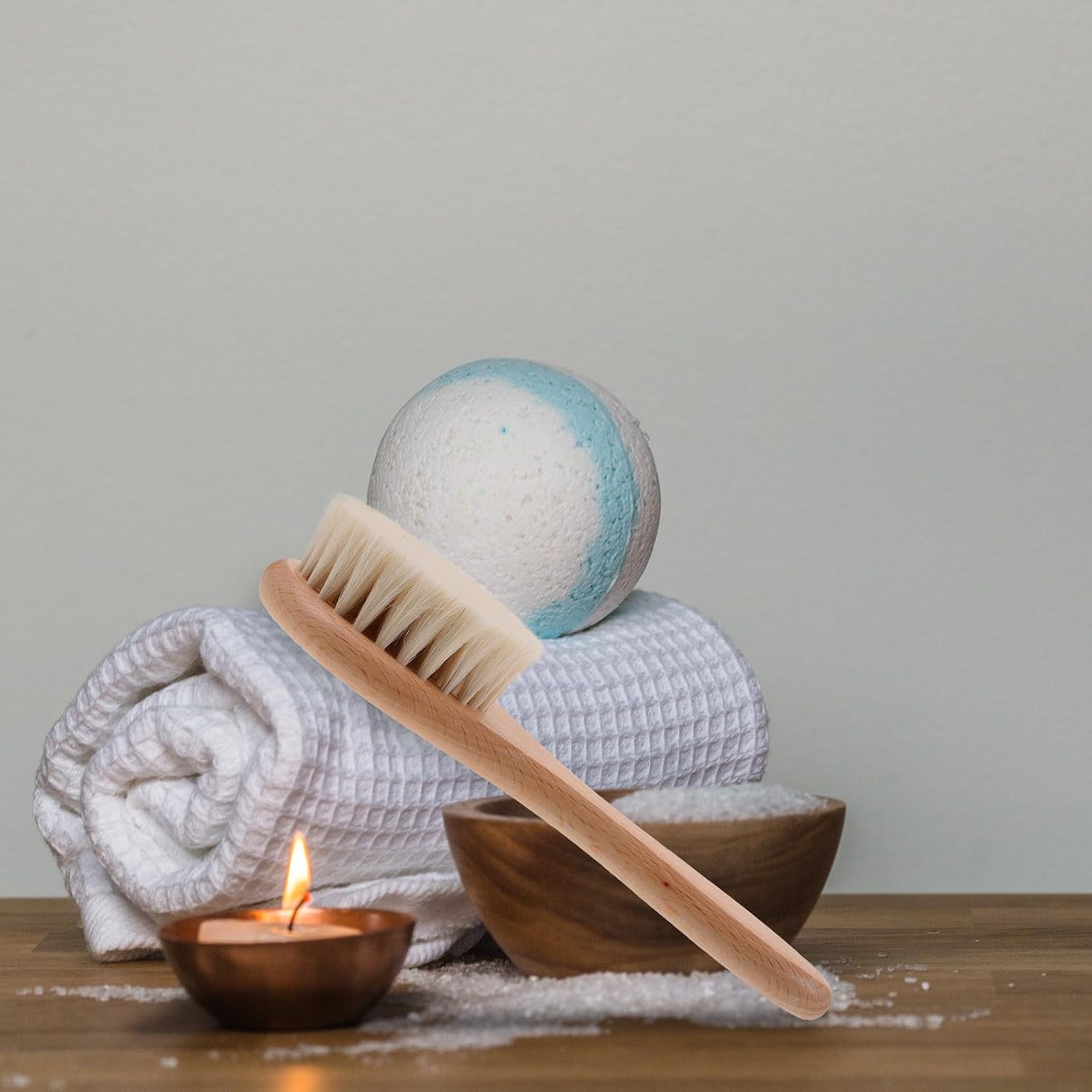 Bath Brush 3pcs Set Body Clean Brush Exfoliating Back Scrubber for Newborns and Shower Bathing Accessories