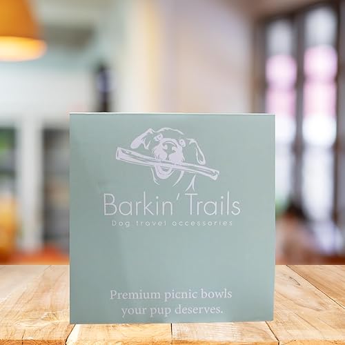 Miniatura 9 de Barkin' Trails Cuencos de viaje para perros, agua portátil al aire libre, juego de cuencos de agua sin BPA, cuenco de viaje de plástico de grado