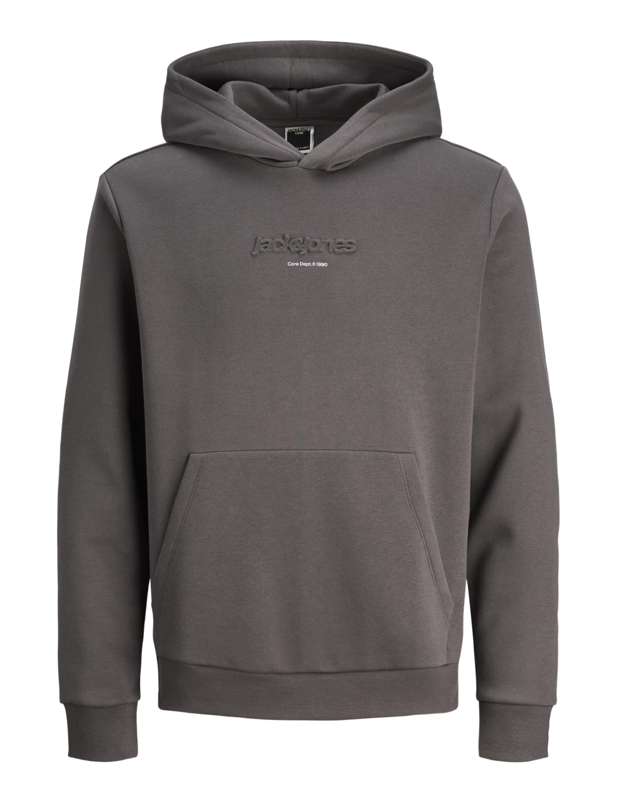Sweat à capuche avec logo embossé relief pour un look moderne
