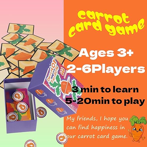 Miniatura 3 de Juego de cartas para niños y adultos, divertido juego de fiesta familiar para 2 a 4 jugadores de 3 años en adelante, divertido juego de fiesta