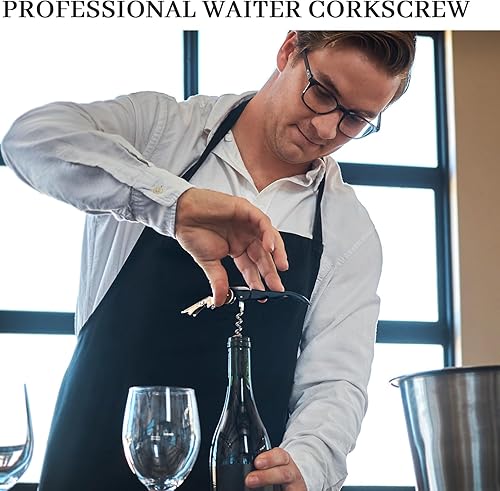 Miniatura 6 de HYZ Abridor de vino a granel 20 unidades para camarero, sacacorchos profesional para camarero, llave de vino para servidores, abridor de botellas de
