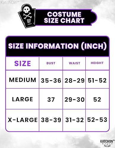Miniatura 3 de KatchOn, Disfraz de bruja de Halloween para mujer, disfraz de bruja púrpura con sombrero negro, disfraces de brujas malvadas para mujer, disfraz de