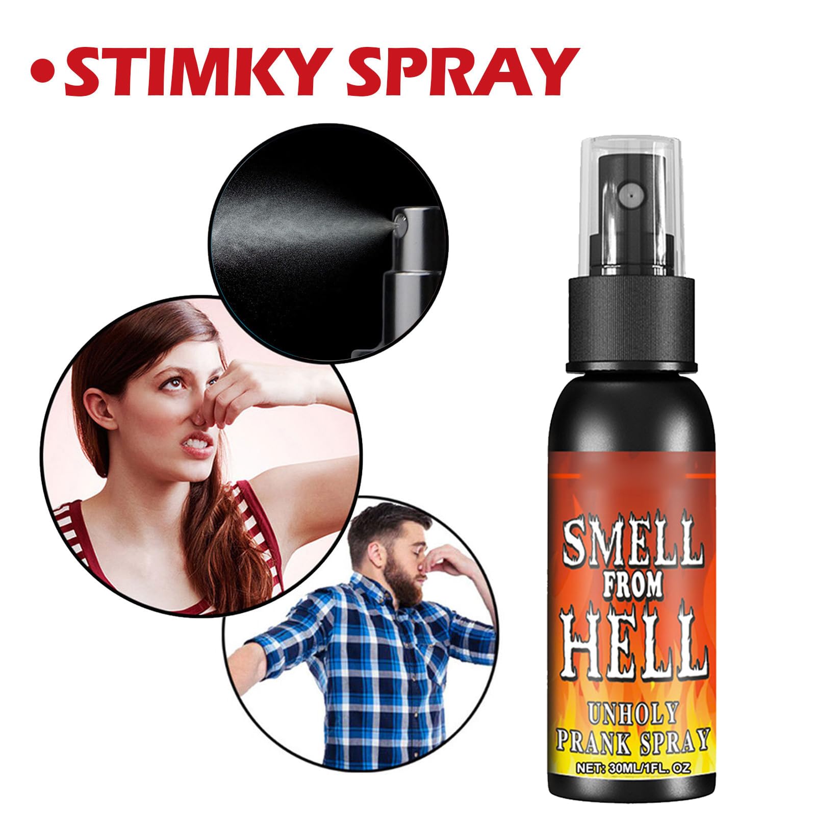 Spray Puzzolente Liquido,Spray Scoreggia Puzzolente,Spray Scherzo Fart,Spray per Scoregge Liquido,Liquido Puzzolente Pesce,Puzzolenti Scherzo Scoreggia,Fialette Puzzolenti 30ML