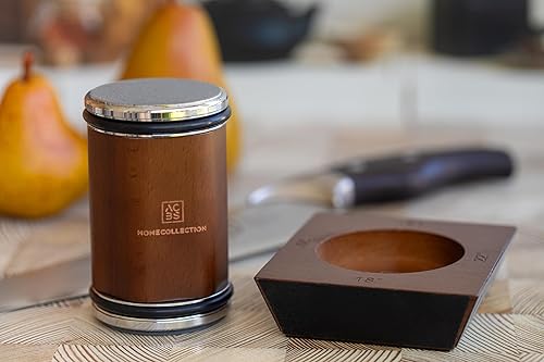 Miniatura 7 de Kit de afilador de cuchillos rodantes - Afiladores manuales de cuchillos con soporte magnético - Afilador de cuchillos de cocina con discos de