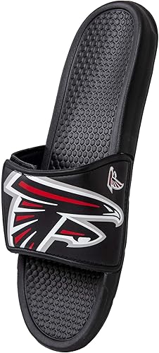 Miniatura 24 de FOCO mens NFL Team Cropped Big Logo Shower Sport Slide Flip Flop Sandals