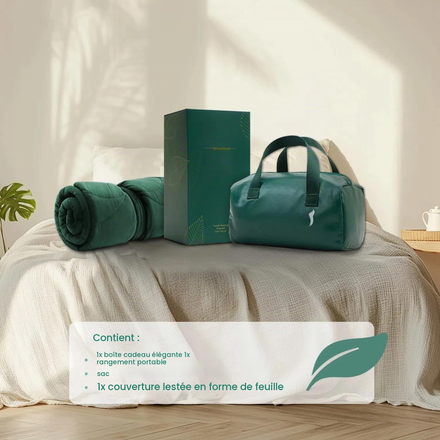 Couverture lestée 3,2 kg pour adultes - Pour un sommeil profond et un meilleur repos - Couverture douillette en velours cristal - 100 x 70 cm - Pour la détente, le repos et comme couverture de
