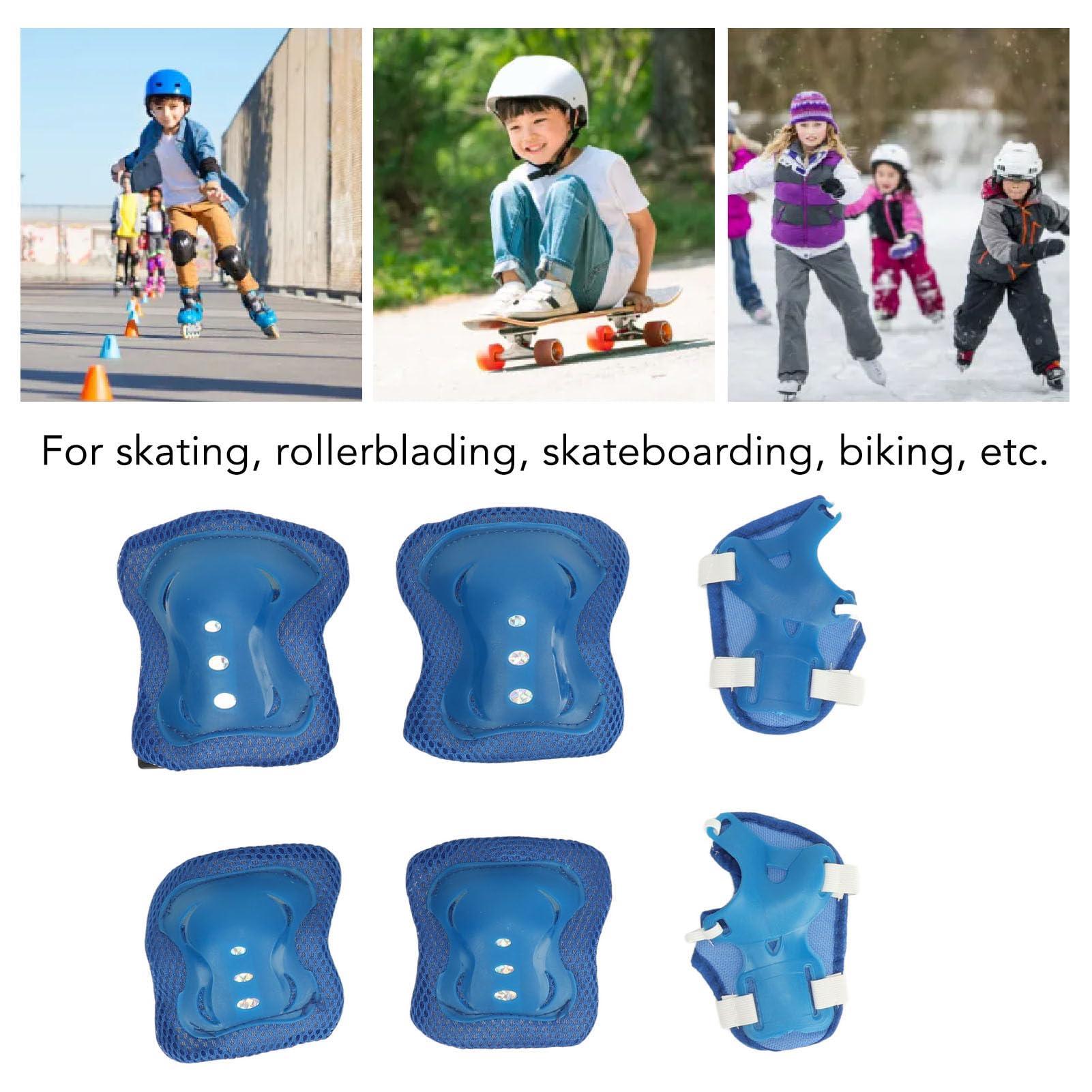 Ginocchiere Regolabili Bambini Set Protezioni Bambini 6 In 1