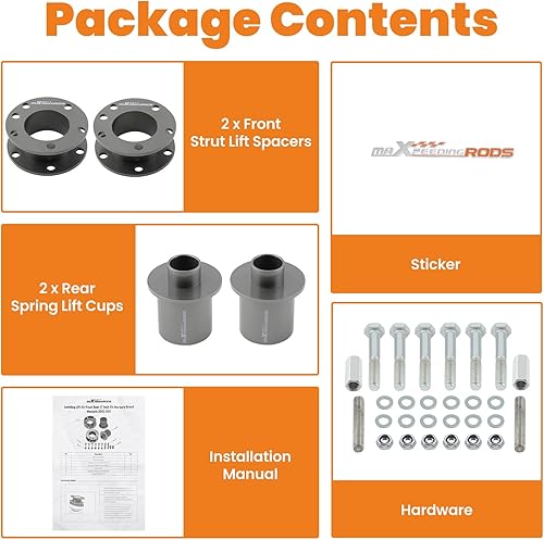 Miniatura 5 de maXpeedingrods Kit de elevación de 3 pulgadas para Ford Crown Victoria 2003-2011 Mercury Grand Marquis Lincoln Town Car, para Mercury Marauder