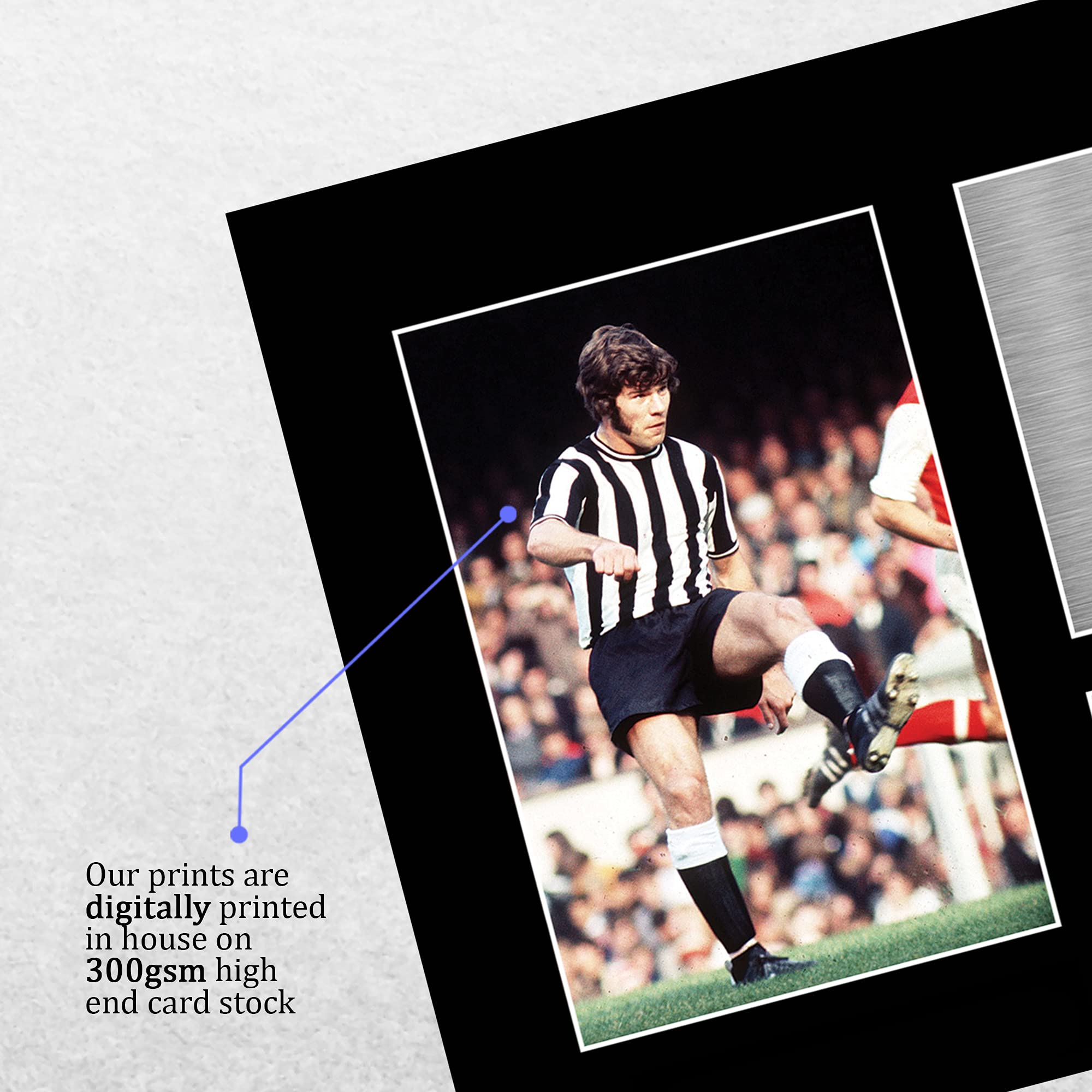 HWC Trading A4 Malcolm Macdonald Magpies Gifts Printed Signed Autograph Picture for Football Fans and Supporters - Image 4