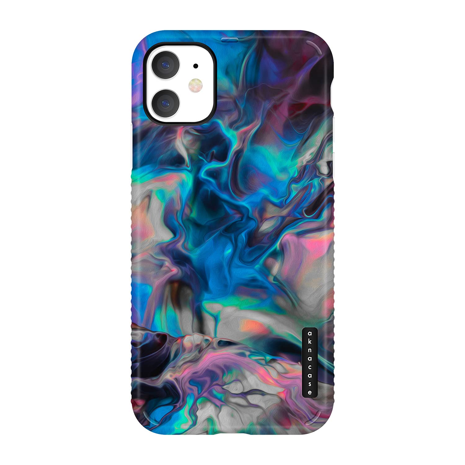 AknaiPhone 11 Case Watercolor, GripTight Series High Impact Silicon Cover with Ultra Full HD Graphics for iPhone 11 (Graphic 102110-U.K)