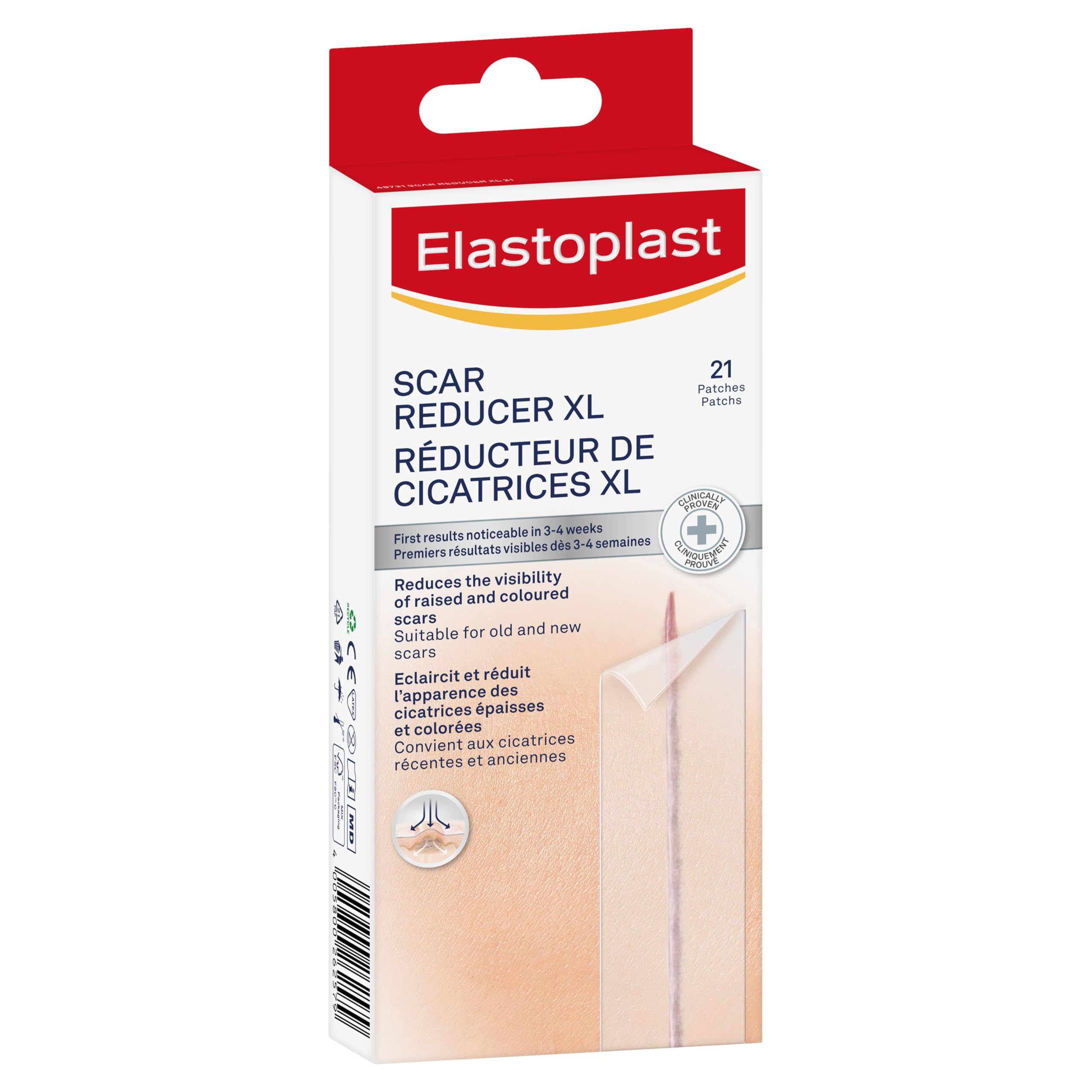 Elastoplast - Reductor de cicatrices XL para reducción de cicatrices, 0,11 kg