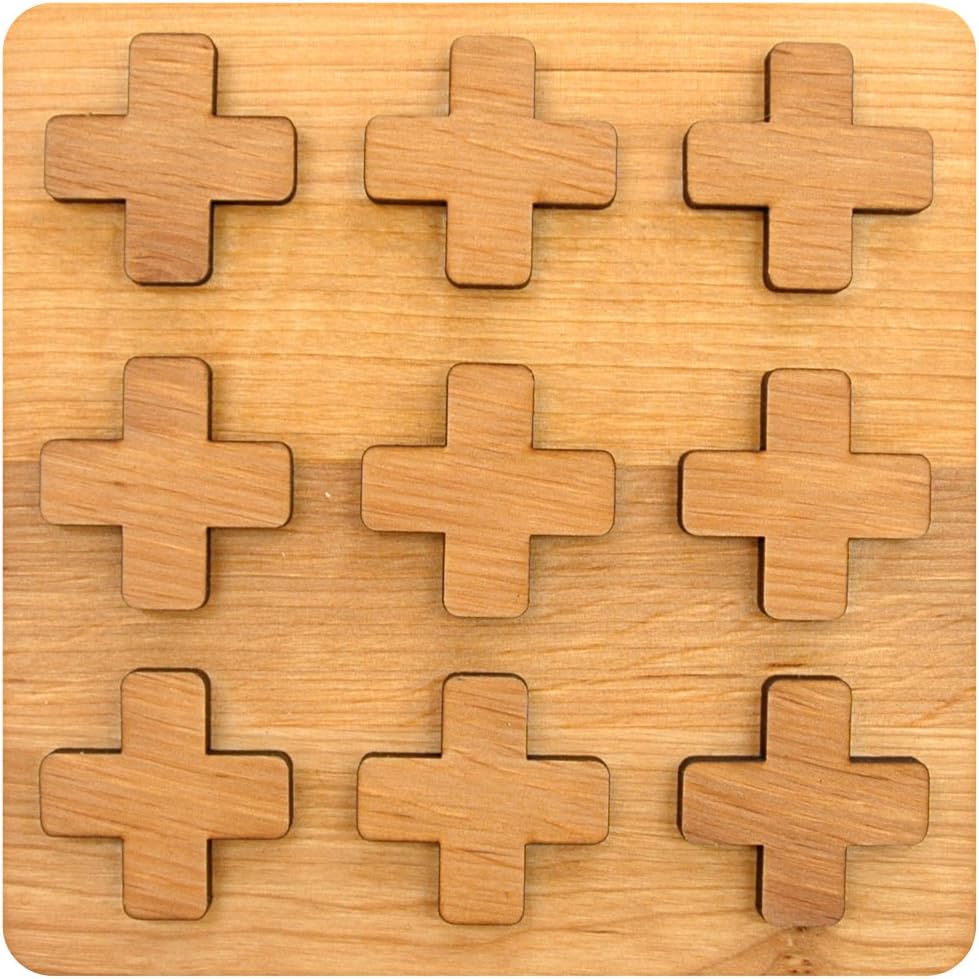 Nankai Tsusho 0129-014 Cross Series Trivet Brown