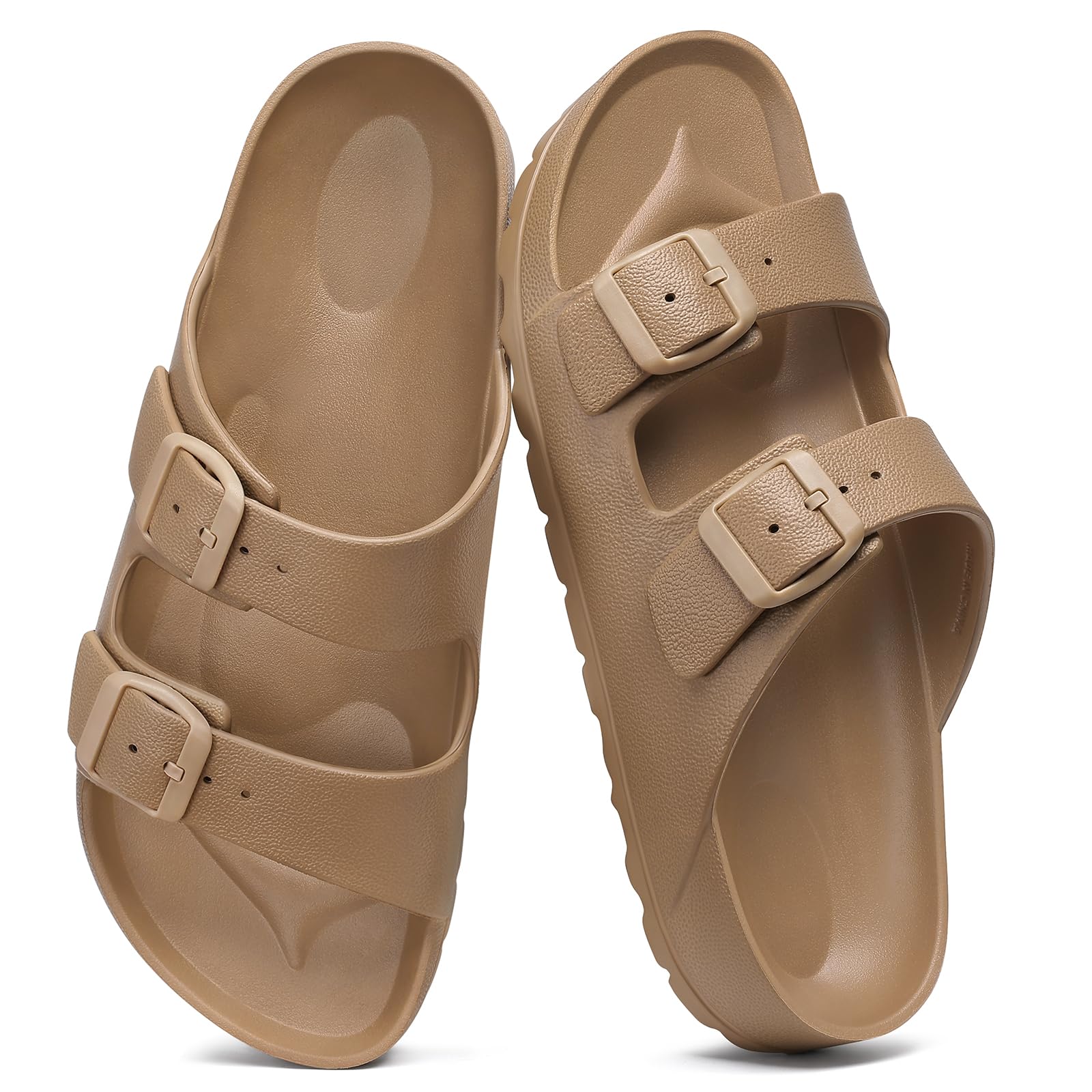 shevalues Double Buckle Slides