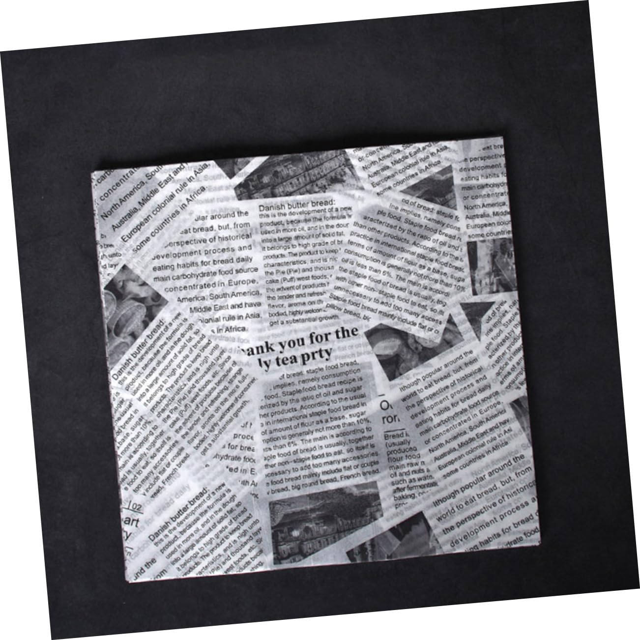 Carta Da Forno Antiaderente Alimentare Per Hamburger e Fritti 25x25 Cm Resistente Al Calore Per Uso Domestico e Bar Set 500 Fogli Monouso