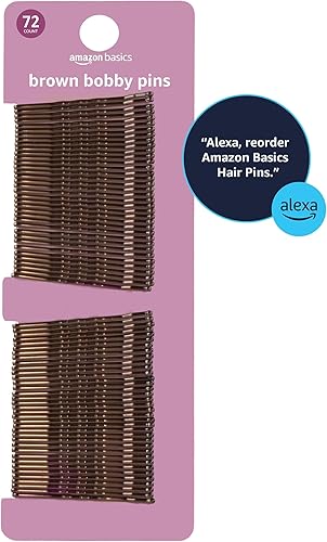Miniatura 7 de Tienda Basics Bobby Pins Marrón 72 unidades
