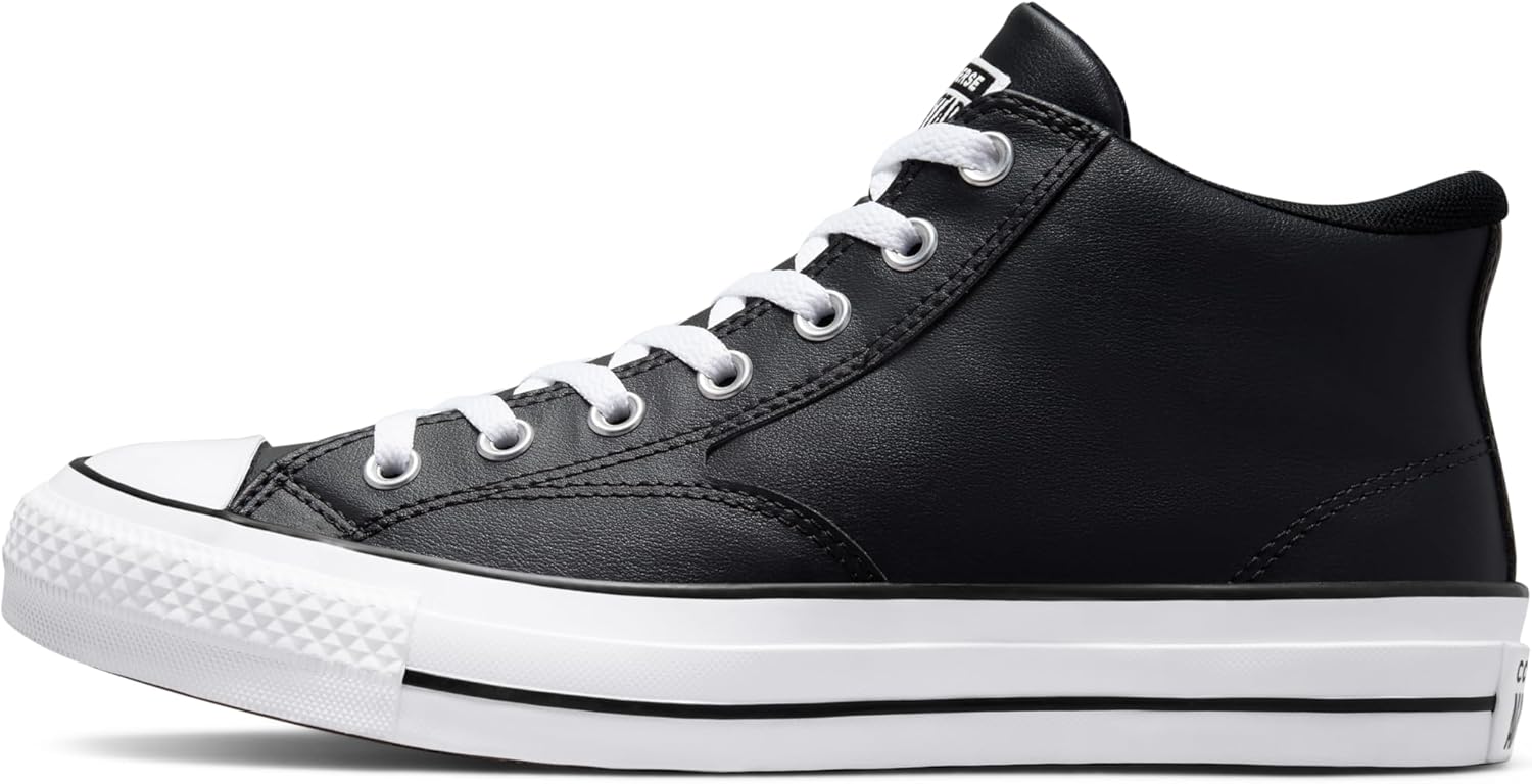 Converse Unisex Chuck Taylor All Star Malden Street Faux Leather Mid Top Sneaker - Image 2