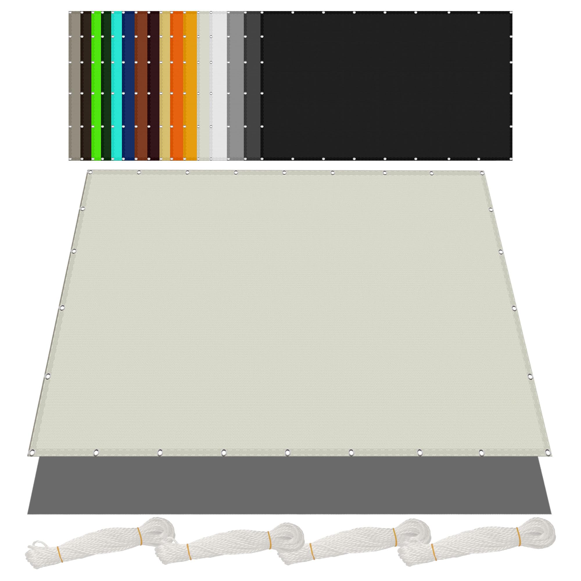 Toiles d'ombrages 4x9m imperméables pour abriter la terrasse ou le patio