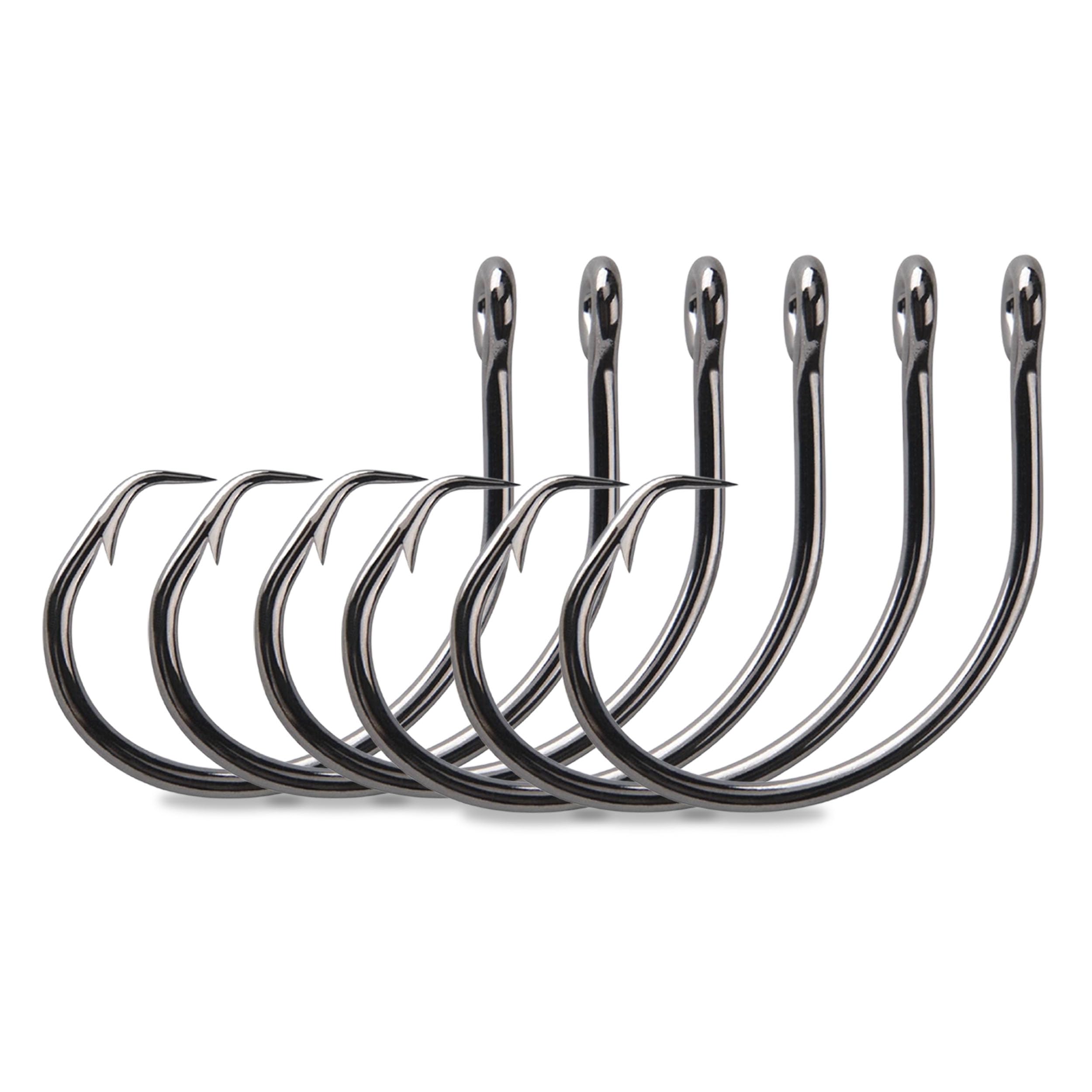 Mustad Demon Perfect Wide Gap Inline Circle Hook, 39948NP-2X Strong Fishing  Hooks, Ideal for Saltwater Freshwater Fishing, Original Patented Design 