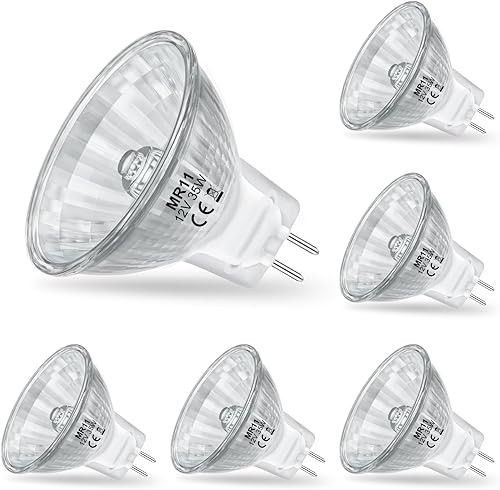 Miniatura 9 de Bombillas MR11, bombillas halógenas de 12 V 20 W, 2 pines, bombilla FTD, base GU4 bi-pines, regulable, blanco cálido de 2700 K, bombilla de 2 puntas