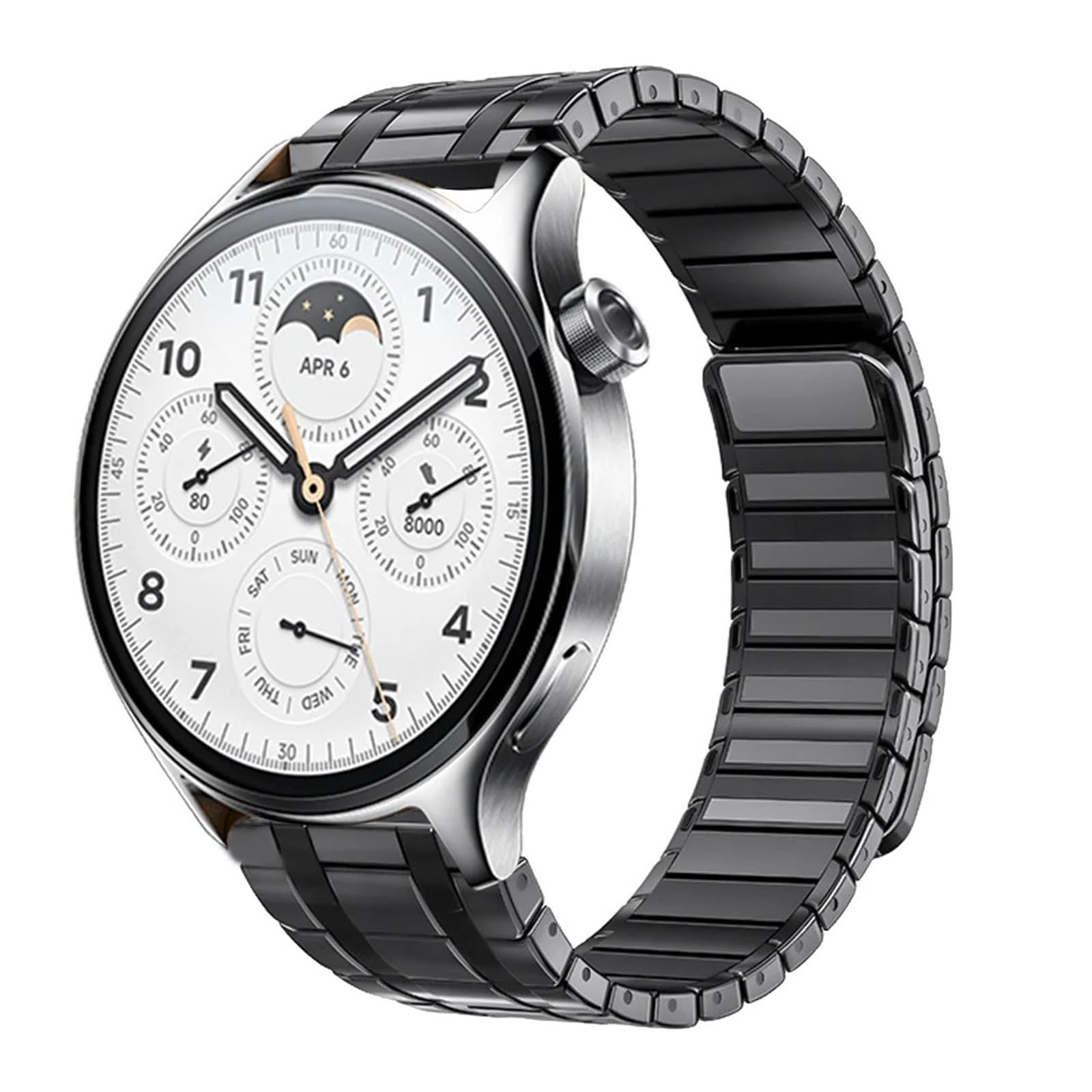 Bracelet en Acier Inoxydable Compatible avec la Montre S3 S1 Pro/S1 et Color 2/S1 Active Bracelet en métal Compatible avec Les Accessoires de Bracelet universels de 22 mm(H,22MM Universal)