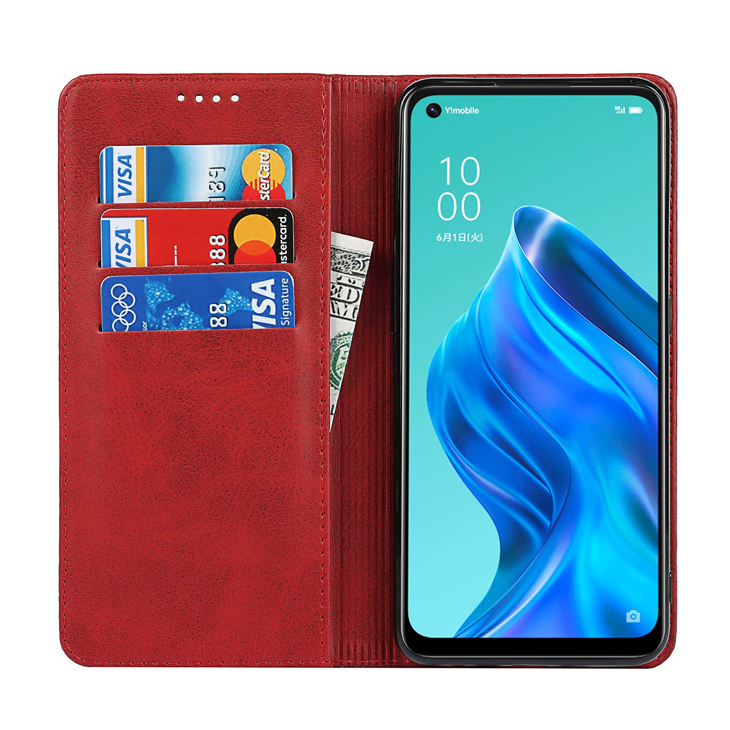 Amazon.co.jp: Oppo Reno5 A ケース 手帳型 Reno5A ケース ネノ 5A SIM