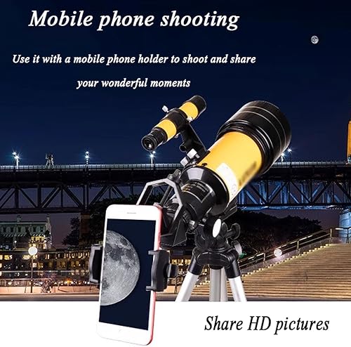 Miniatura 6 de SchAan Telescopio Profesional para ver planetas - Prismáticos para caza de 2.756 in de alta potencia y alta definición telescopio astronómico,