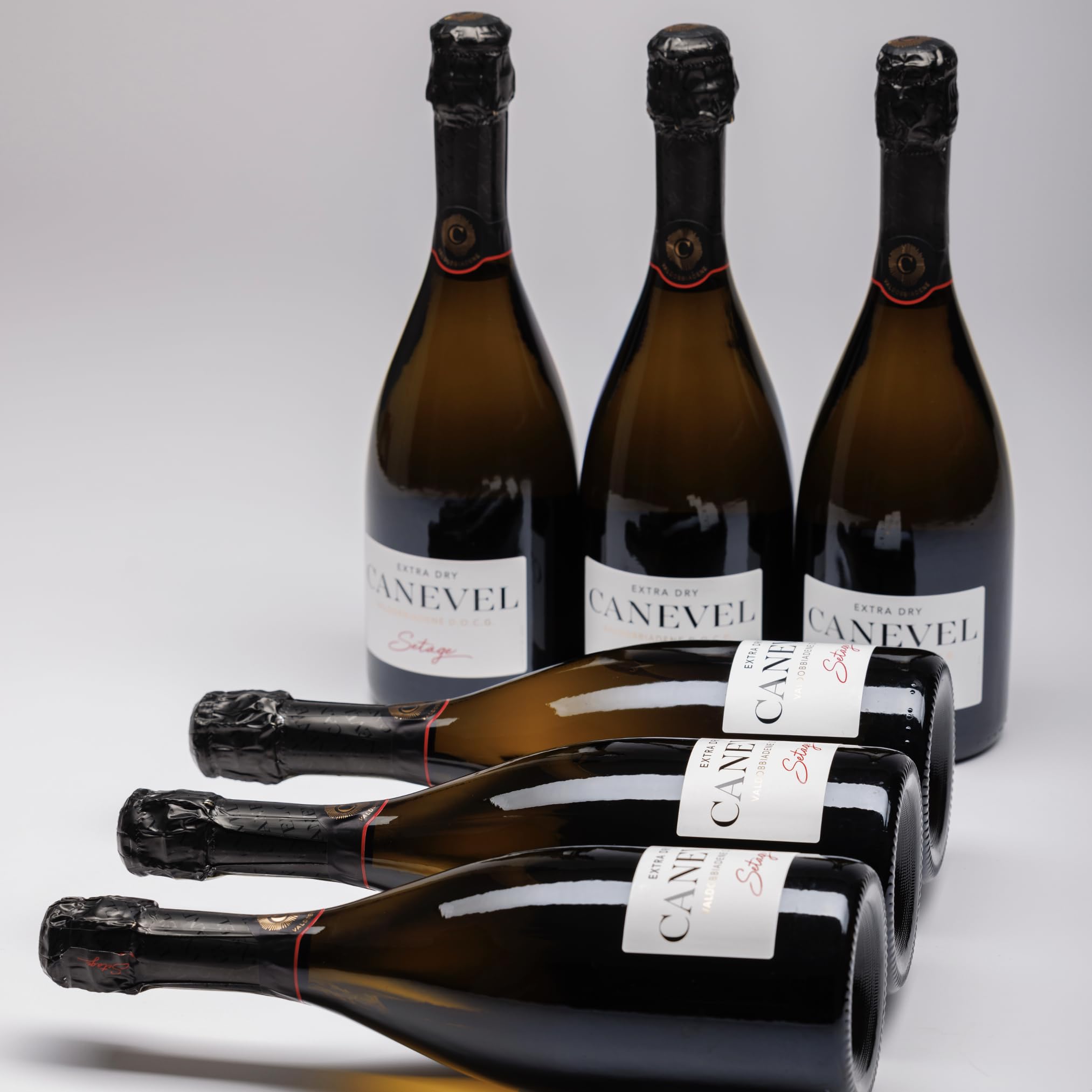 CANEVEL "SETÀGE EXTRA DRY" 2024 | Valdobbiadene Prosecco Superiore DOCG | 6x750 ml | Confezione 6 bottiglie