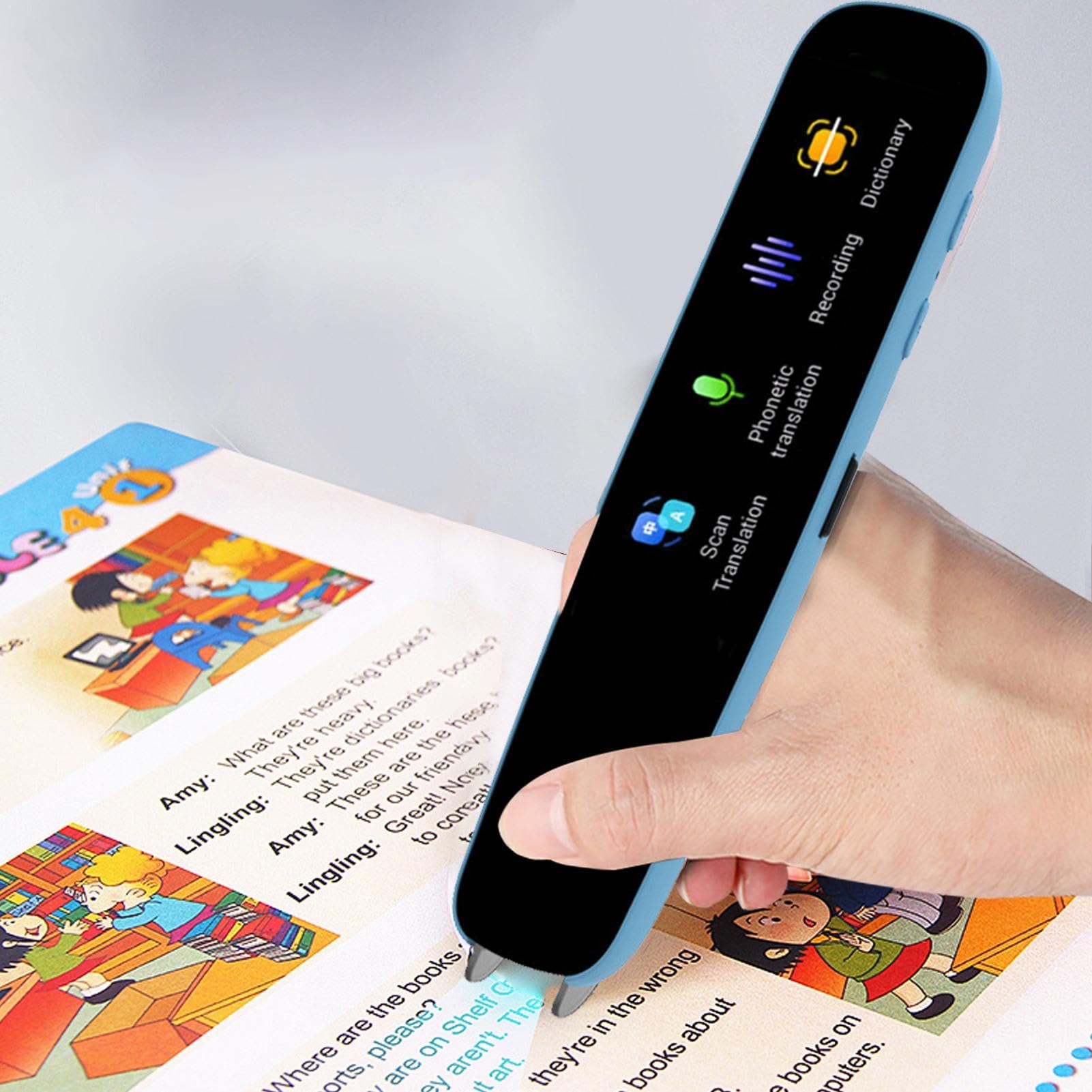Stylo traducteur, stylo de traduction électronique | Lecteur de numérisation à stylo traducteur électronique 112 langues - Stylo intelligent portable, traducteur vocal instantané pour une traduction r