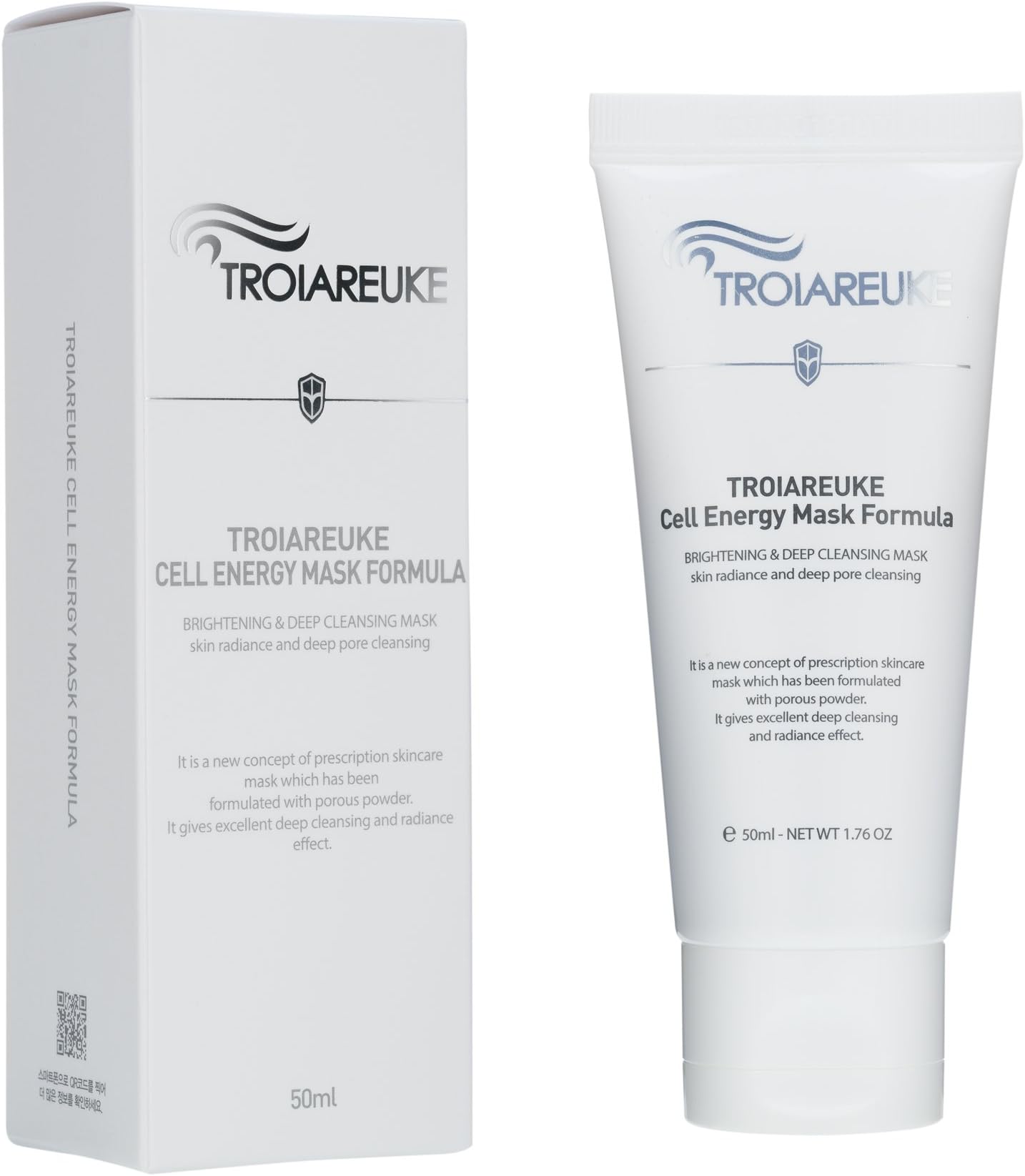 TROIAREUKE Cell Energy Mask Formula 1.69 Ounce, Korean Skin Care Purifying, Pore Cleansing Clay Mask