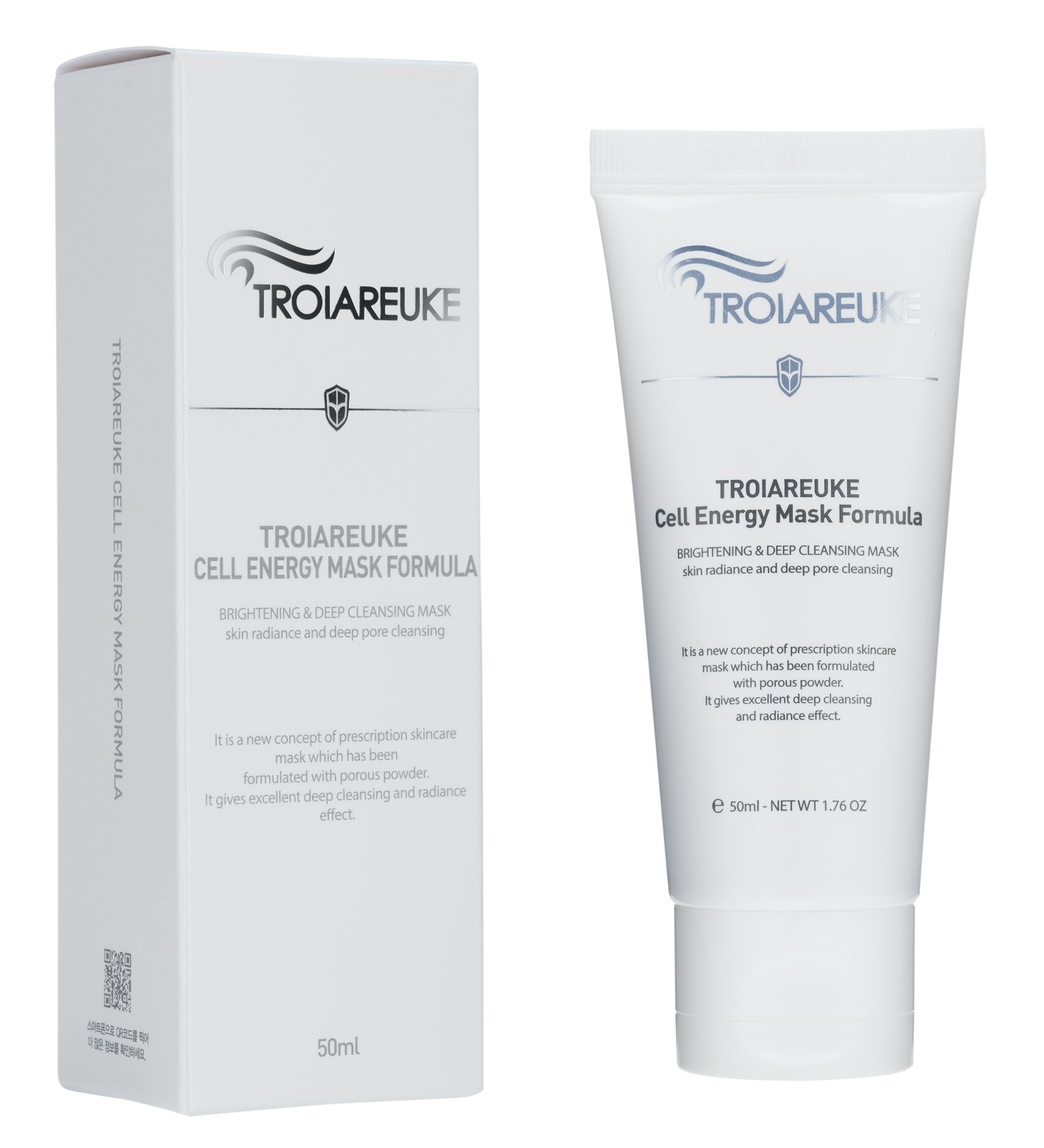 TROIAREUKE Cell Energy Mask Formula 1.69 Ounce, Korean Skin Care Purifying, Pore Cleansing Clay Mask