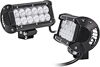 Vista 10 de Faro delantero de 4" LAMPHUS Cruizer de 18W, LED CREE para auto y motocicleta, 4", Inundación