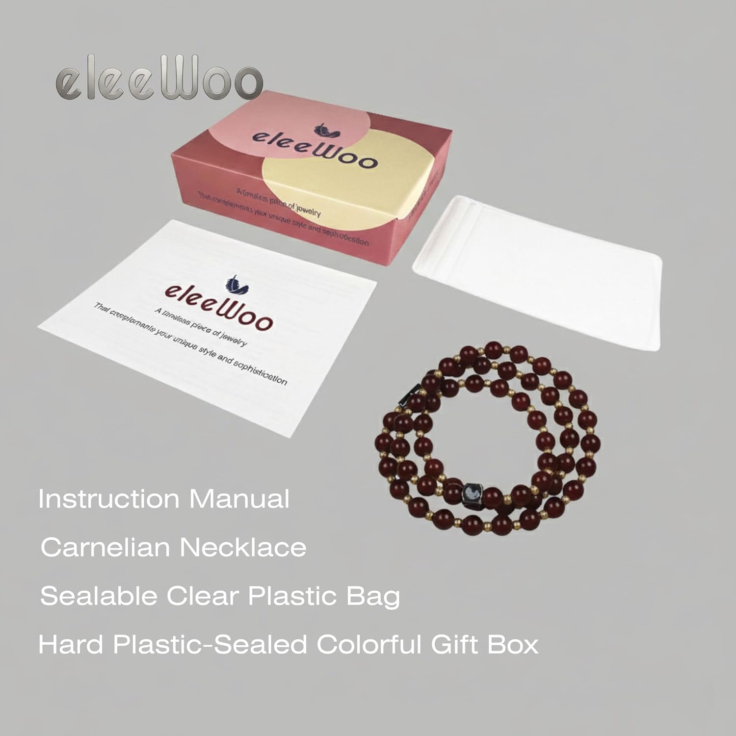 Personalized 6mm Natural Crystal Stone Choker Necklace for Men Women | Custom Engravable Initial Bead | Healing Jewelry Gift for Birthday Anniversary, 19.5" - Image 7