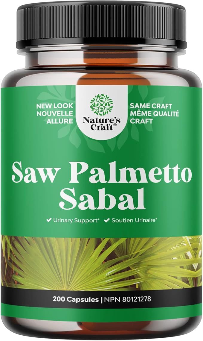 Nature's Craft Saw Palmetto for Men Herbalbased Saw Palmetto