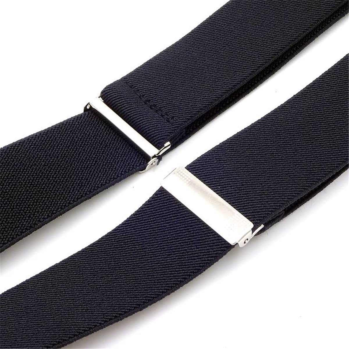 Bretelle da Uomo, Bretelle for Uomo - Elastiche Regolabili da 1,4 Pollici di Larghezza a Forma Y for Donna con Clip Resistenti