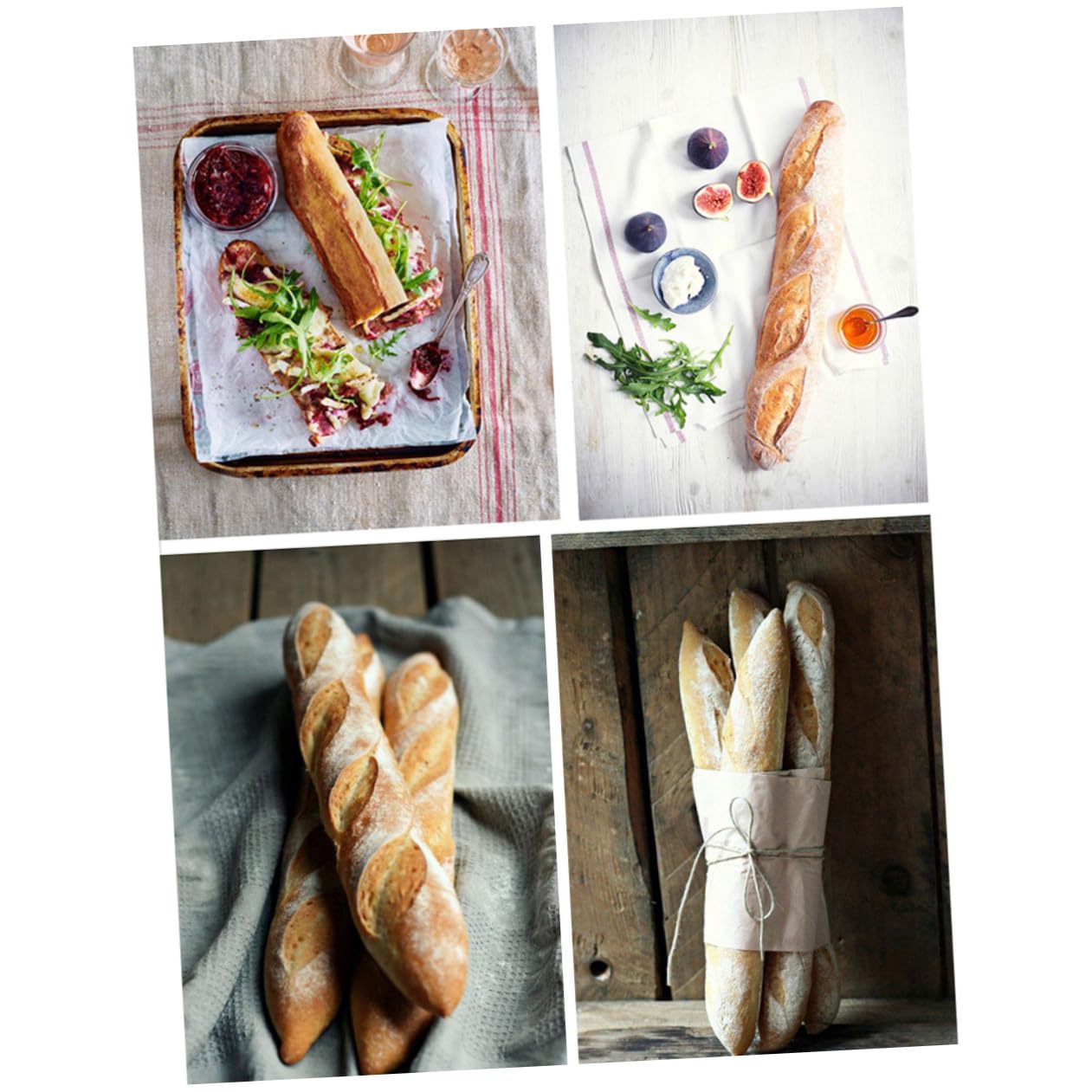 Goldfarbenes Baguette Backblech aus Schwerem Carbonstahl Fach Gelochte Antihaft Backform für Französisches und Italienisches Brot Kleines Brotbackblech für Zuhause