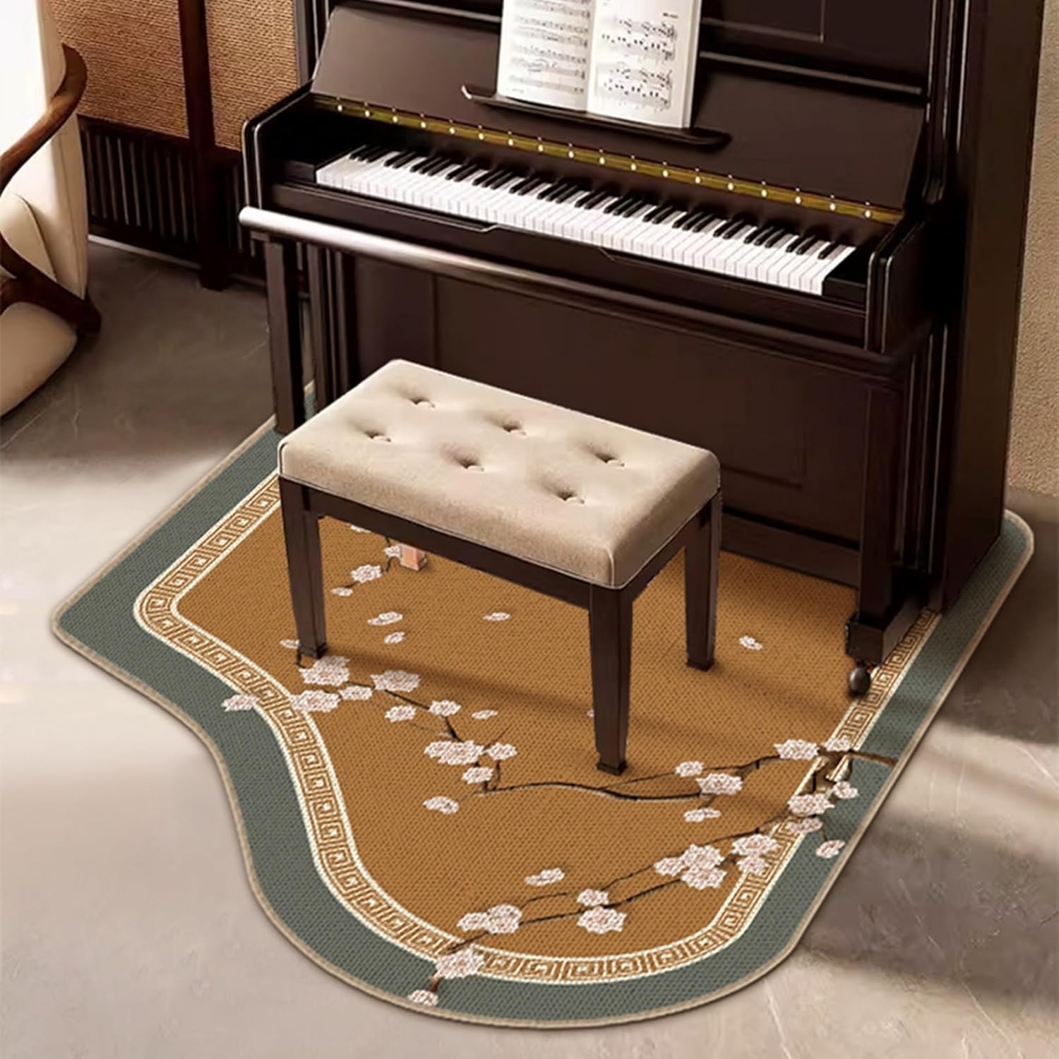 ピアノ 防音マット 異型マット 防振 騒音対策 アップライトピアノ用