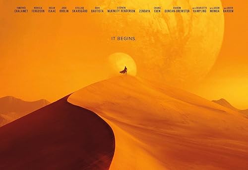 Miniatura 2 de Dune Part One Poster Reprint #2  Película épica de ciencia ficción, arte de pared, película retro, decoración del hogar (11 x 17 pulgadas)