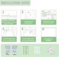 Vista 7 de Persianas enrollables sin cordón 50 % opacas con aislamiento térmico, protección UV y retardantes de llama, persianas de tamaño personalizado