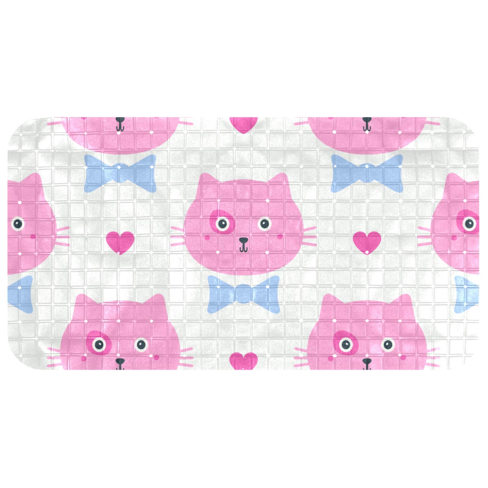 Long tapis de bain pour baignoire idéal pour sécuriser la douche des enfants