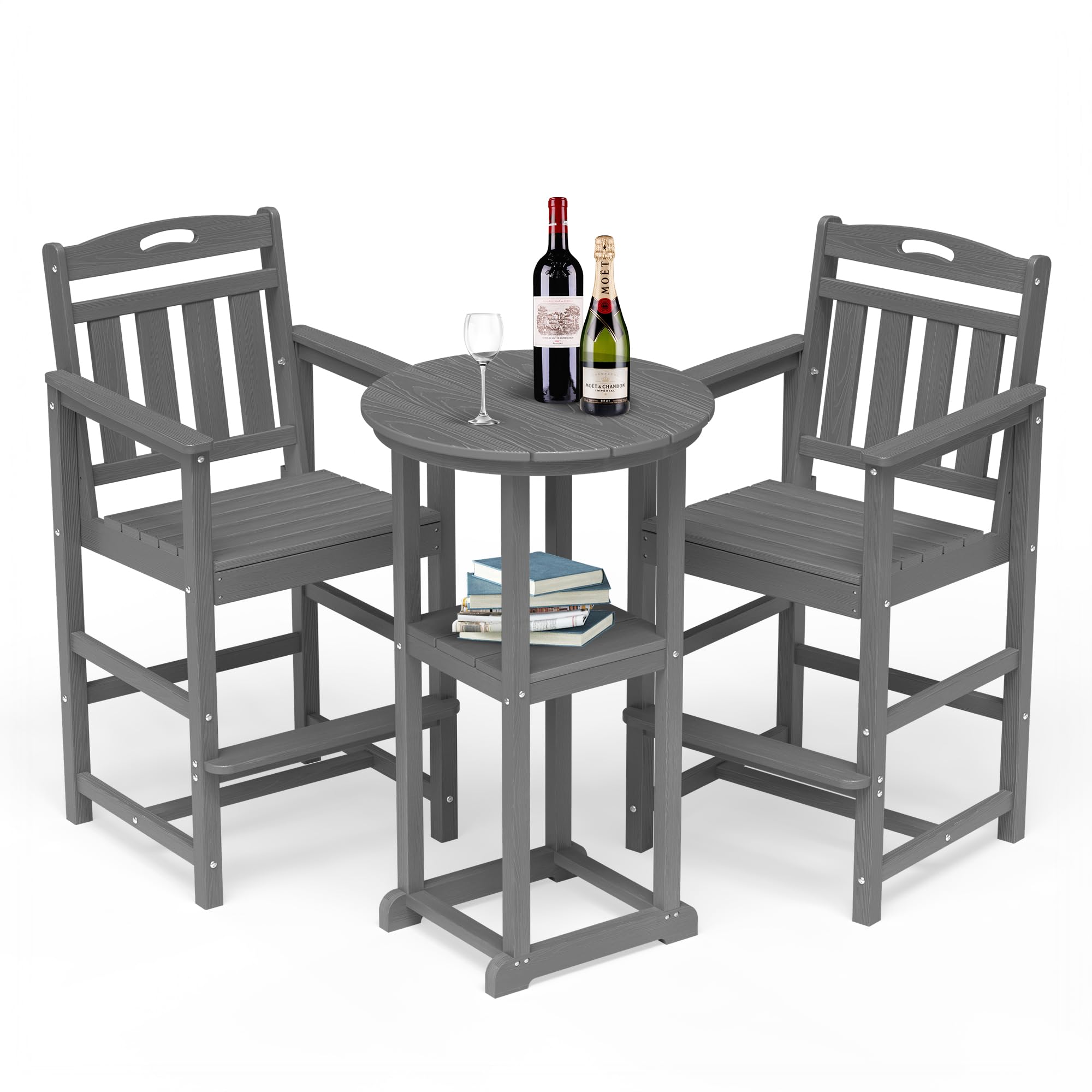 Outdoor Bistro Bar Set
