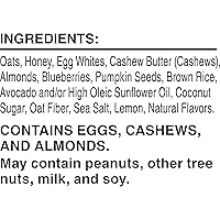Vista 12 de RXBAR A.M. Barras de proteínas, aperitivos sin gluten, aperitivos de desayuno, arándanos, caja de 23.2 onzas (12 barras)