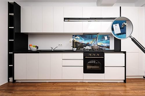 Miniatura 4 de Splash de vidrio con respaldo de metal - Panel de vidrio de cocina Serie Fantasy&Sci-Fi MBBS13