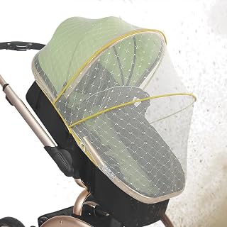 Red de protección para bebé, malla de cuna portátil, tienda de campaña de cubierta completa, red transpirable para cochecito de bebé para niños y niñas
